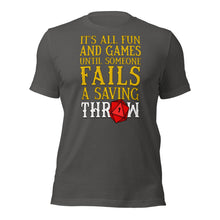 Fails Saving Throw