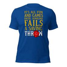 Fails Saving Throw
