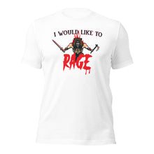 I would like to RAGE