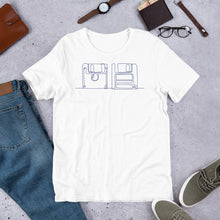 3.5 Floppy Disk (One Line Artwork)
