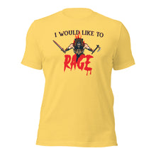 I would like to RAGE